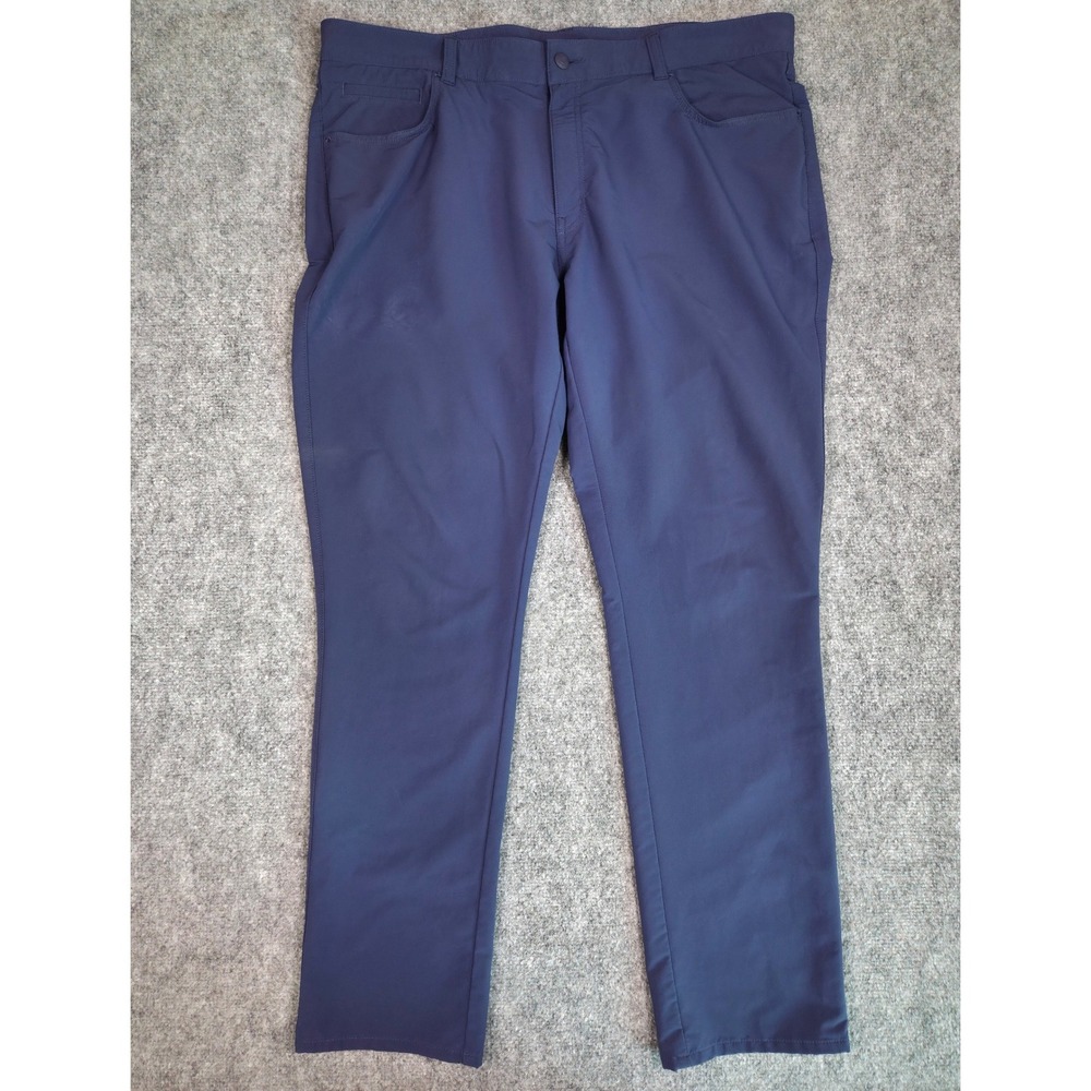 Peter Millar Pants Mens 40 Navy Blue Crown Crafted Performance 5-Pocket Trousers